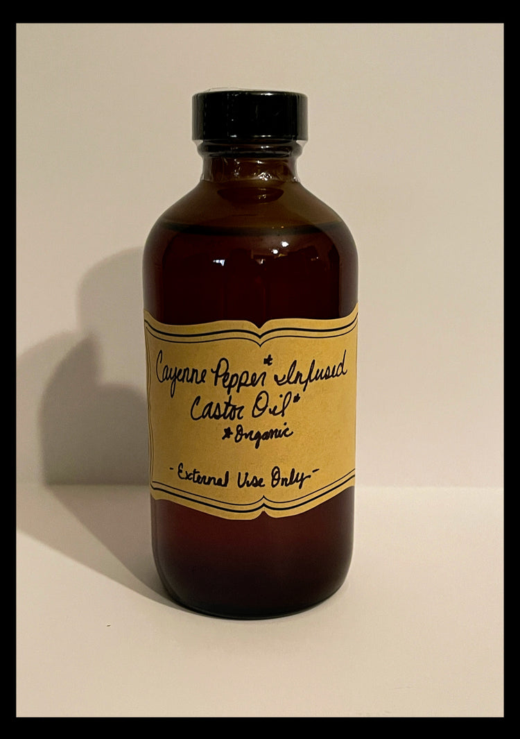 Cayenne Pepper Infused Castor Oil